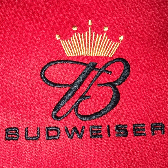 Dale Jr 8 Budweiser Red Button Up Jersey Winner M - Picture 12 of 16